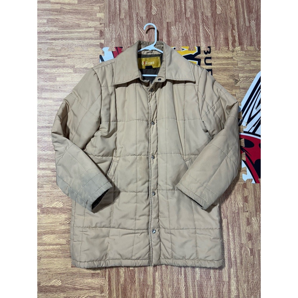 Vintage Camel Puffy Coat Tan Men's M
